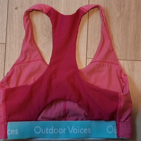 Pink Racerback Sports Bra - Picture 3 of 5
